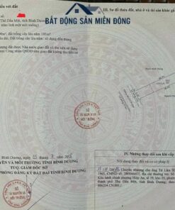 Bán đất Định Hòa Thủ Dầu Một Bình Dương