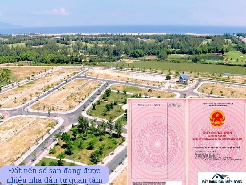 đất nền sổ sẵn