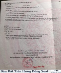 ban dat tien hung dong xoai so 10