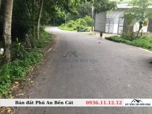 Bán Đất Phú An Bến Cát Mặt Tiền Đường Nhựa 24m Gần Công Ty ban dat phu an ben cat so 3