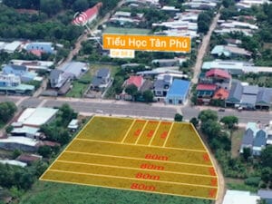 Mặt tiền lô đất 5x47m thuộc khu bán đất Tân Phú Đồng Phú Bình Phước