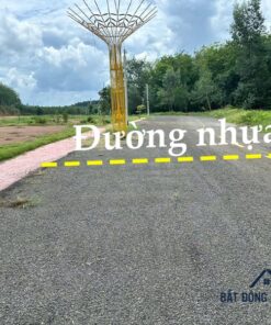 Đường nhựa 8m vỉa hè trước lô bán đất nền Đồng Phú Bình Phước có hạ tầng hoàn chỉnh