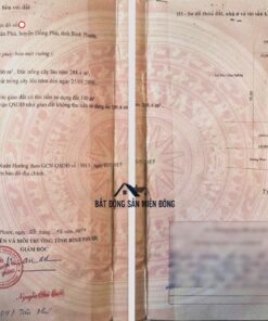 Sổ hồng pháp lý đất nền Tân Phú Đồng Phú diện tích 388.4m2